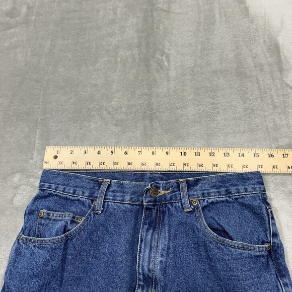 Berne Jeans Mens 30x33 Blue Slightly Tapered Medium‎ Wash Denim Workwear Pockets - Picture 3 of 7